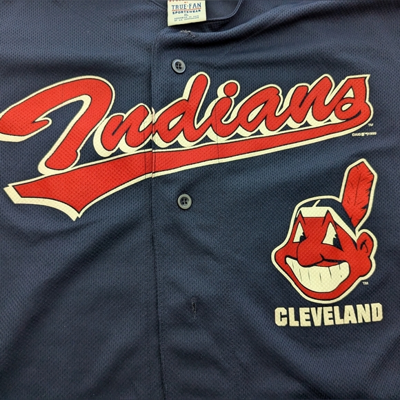 Cleveland Indians vintage baseball Jersey 24 True Fan Manny Ramirez size XL - Picture 2 of 6